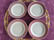 4 Assiettes Plates Saint Amand