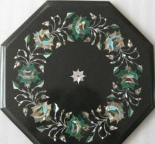 Table D'Appoint En Marbre Noir