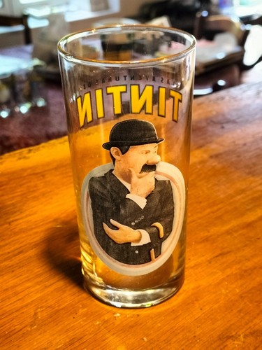 Tintin grand verre espagnol - verre,