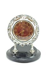 Ancienne horloge en cristal de