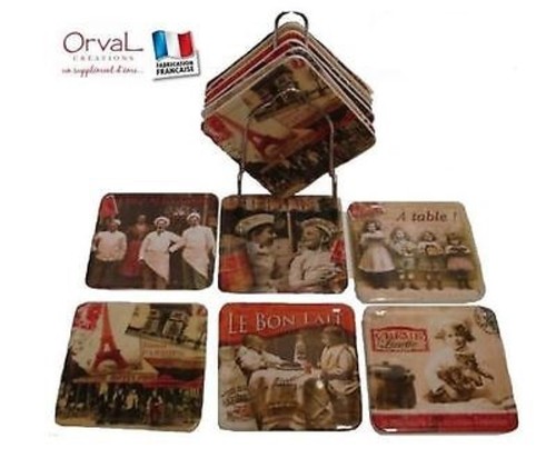 Sous verres mélamine l - sous-verres, "