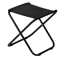 Classique pliante Tabouret léger Matière design pliable pratique Noir