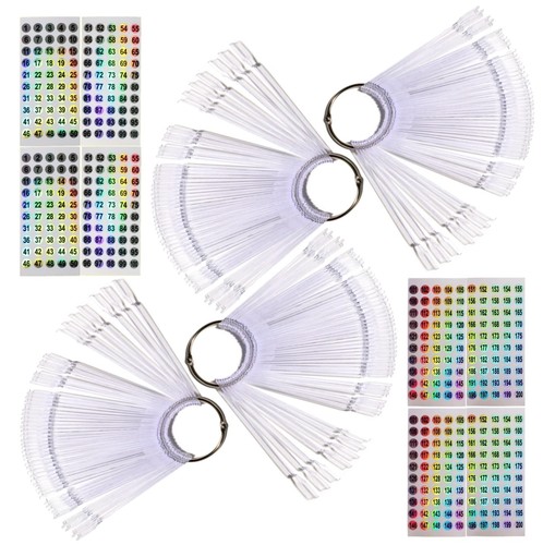 200 pièces nuancier - pièces, ongles