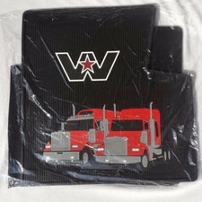 Western Star Truck OEM Black Rubber Floor Mats W/Logo- 4900 & Most Constellation
