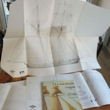 Boudriot Jean LA JACINTHE Goélette 1823 marine modélisme naval + 5 planches 