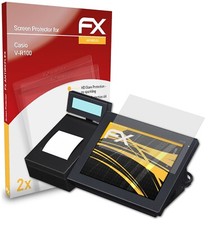 atFoliX 2x Film Protection d'écran pour Casio V-R100 mat&antichoc