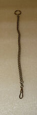 ANTIQUE CHATELAINE, GUSSET WATCH CHAIN, NICKEL