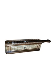 Ebony over Spalted Sycamore parquet short Box