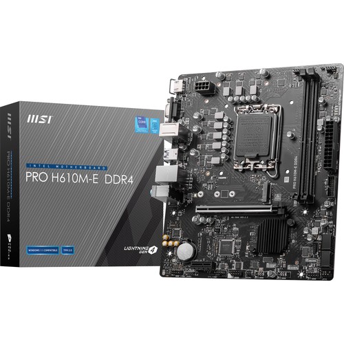 Msi pro h610m - pro, ddr4
