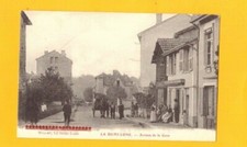 LA DEMI-LUNE (69) COUPLING au Commerce "COMPTOIR PORTE-POT" animated early 1900