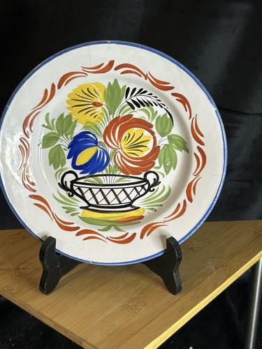 Assiette faïence ancienne - faïence, est