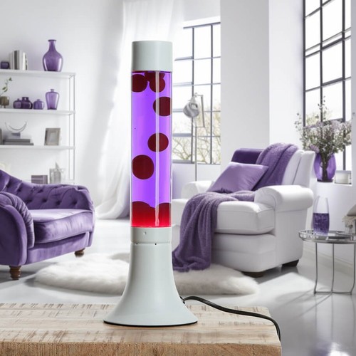 Lampe lava yvonne - lava, rouge