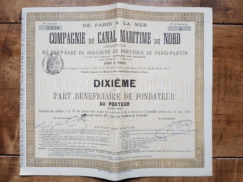 Titre porteur canal - au,
