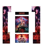 Stickers Dartboards mural Stranger things dartcab - jeu de fléchettes - Darts