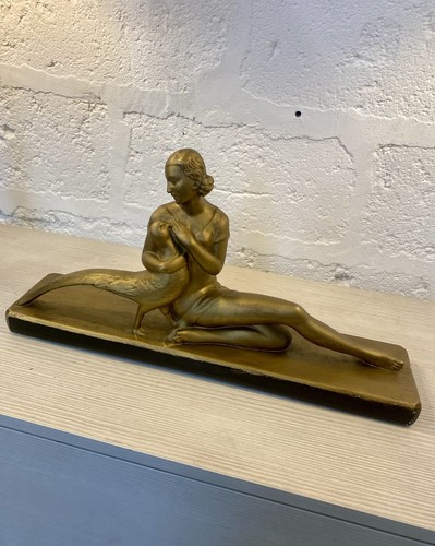 Sculpture femme faisan - femme,