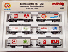 Marklin HO Spendenanteil GroB hilft Klein Big Helps Small Set of 6 Cars (MK-69