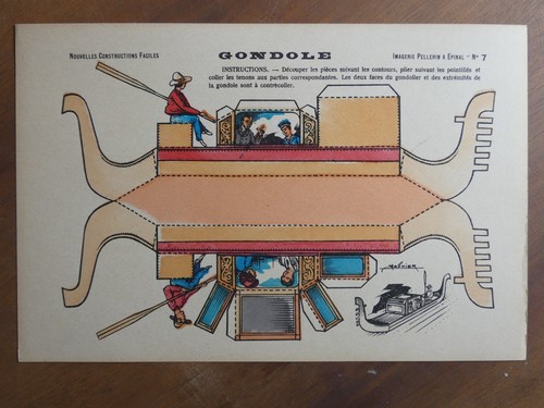 Maquette papier gondole - maquette,