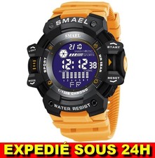 ✅ Montre SMAEL Jaune Homme