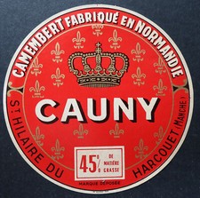 Etiquette fromage  CAMEMBERT