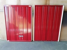 Volets(2 volets) en alu rouge