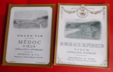 2 anciennes  Étiquettes