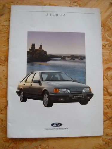Catalogue brochure ford - ford, sierra