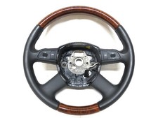 A8 4E avec palette Audi interrupteur volant bois d'origine 4E0 419 091 Ck...