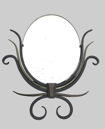 Miroir fer forgé - et, laiton