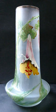 Vase verre émaillé Art