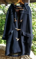 Duffle coat laine bleu marine