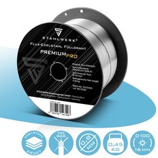 STAHLWERK FLUX fil fourré inox E308LFC 0,8 mm 0,45 kg bobine de fil