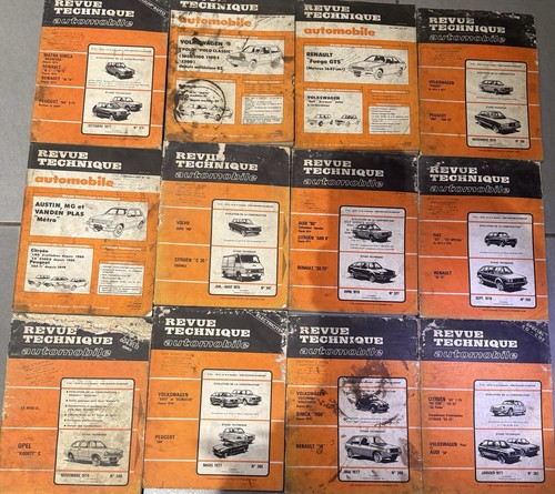 Lot revue technique automobile - technique,