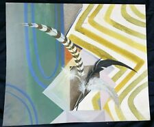 Original Gouache Painting Signed Lucchi Modern Art Contemporary Pen Color