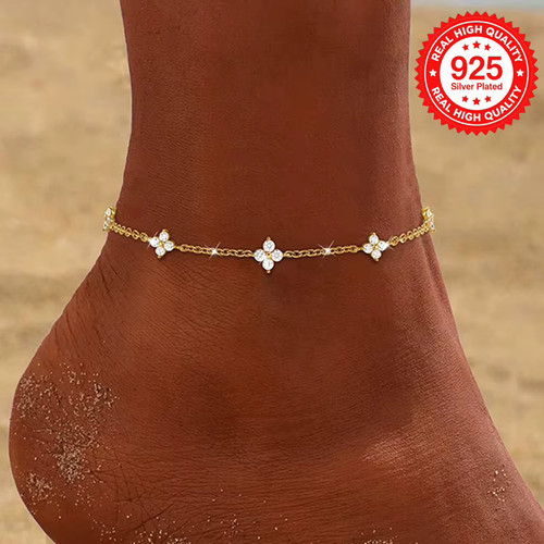 Chaîne cheville argent - , 925