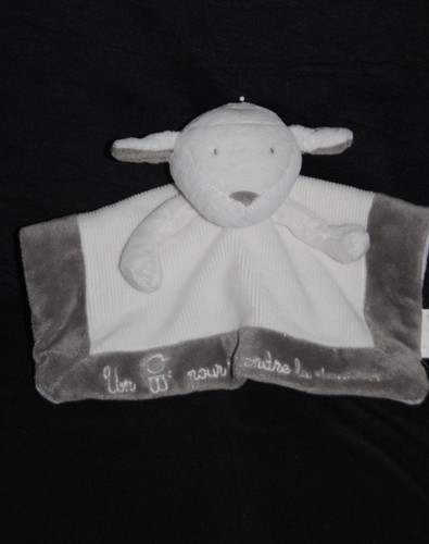 Doudou plat mouton beige - 🍀doudou,