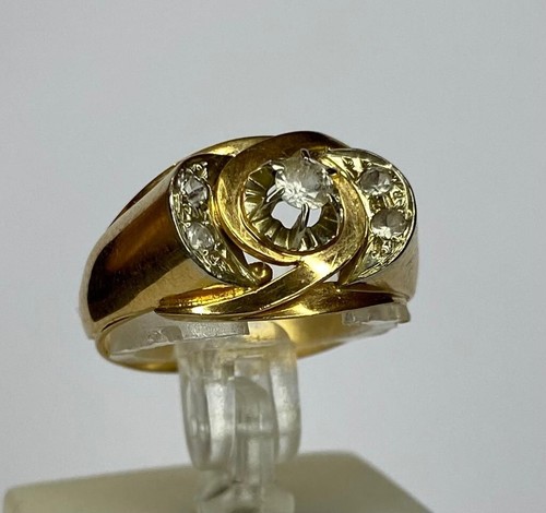Bague ancienne jaune 18 - en,