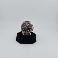 Gucci G-Chrono XL Men's Black Dial Dark Brown Leather Watch - YA101202