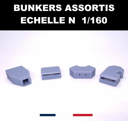 Lot bunkers assortis - bunkers, +++