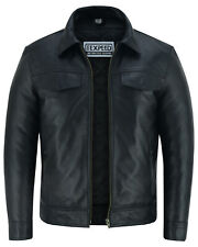 Hommes Cuir Motard Veste