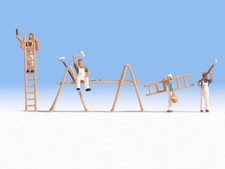 NOCH 15056 Échelle Ho Peintres Pièces 4 Avec Échelle Ed Échafaudage