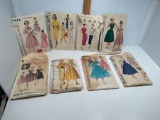 Lot Vintage McCalls Simplicity Burda Sewing Patterns CUT Mens Tops