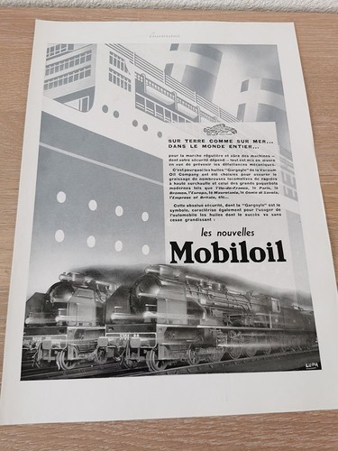Mobiloil 1933 publicité