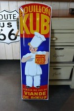 Grande plaque émaillée KUB