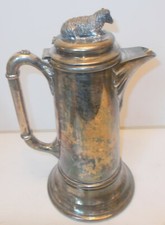 RARE Antique Silver Plate LAMB
