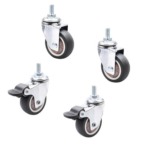 Lot roulette pivotantes - 4,