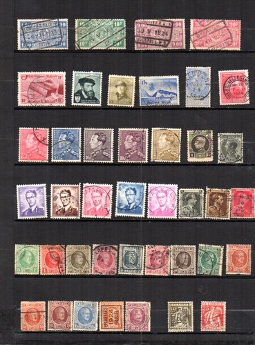 Belgique beau lot timbres - lot,