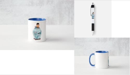 Mug tintin lotus bleu - le,