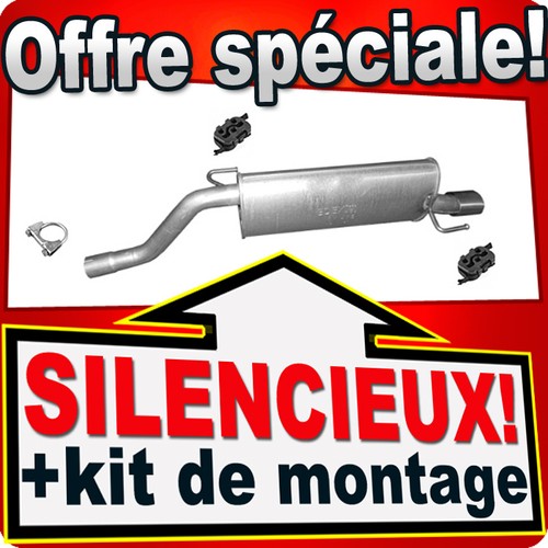 Silencieux arriere pour fiat - silencieux,