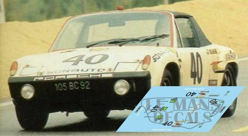 Décal porsche 914 - porsche, le