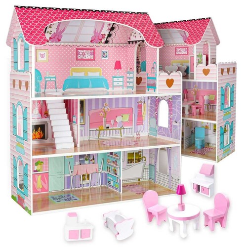 Grande maison poupée - poupée, en